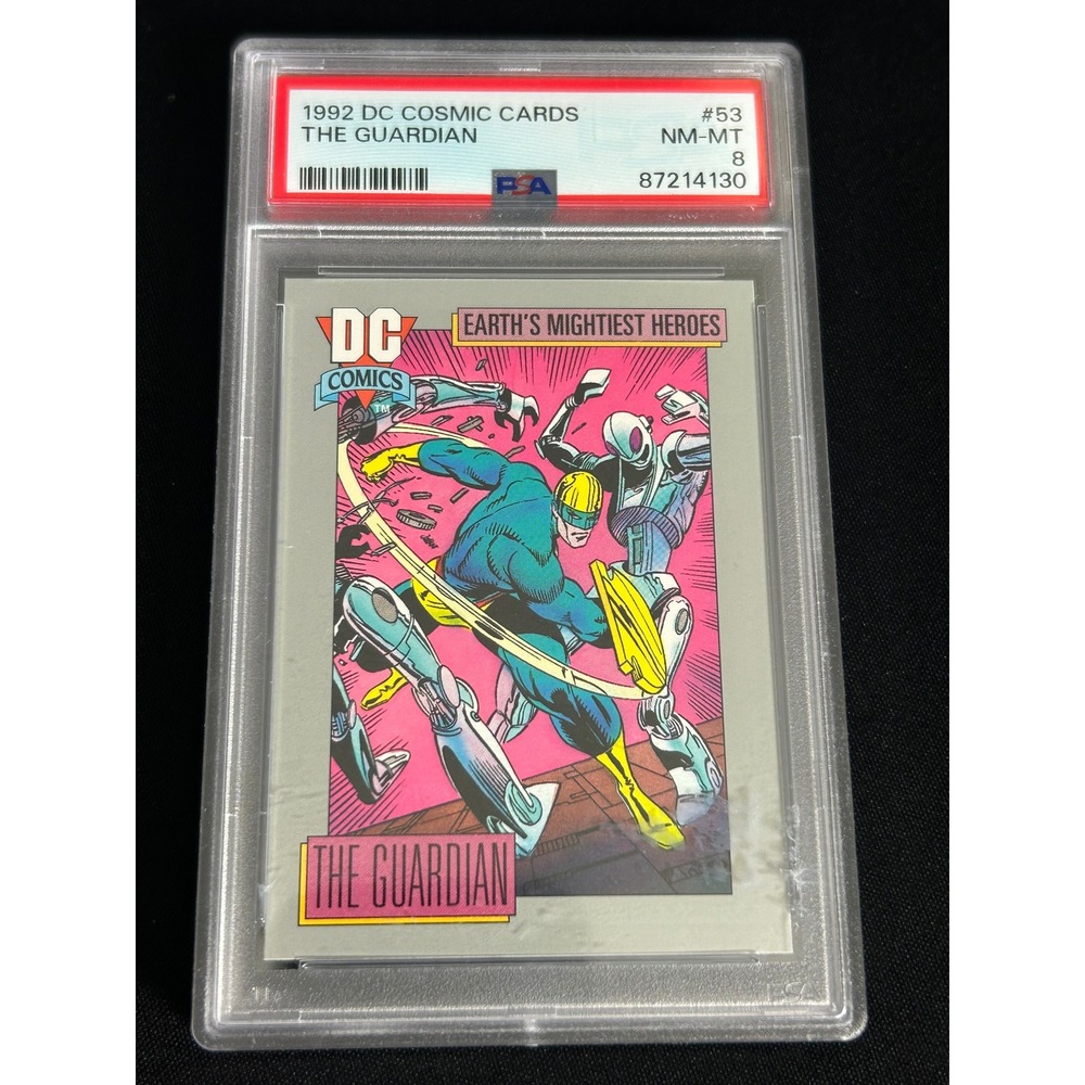 1992 DC Cosmic‎ Cards The Guardian #53 NM-MT 8 Graded Comic Card